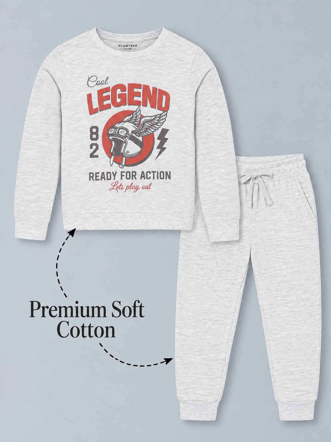Boys Premium Soft Cotton full sleeve T-shirt and jogger pant Clothing Set