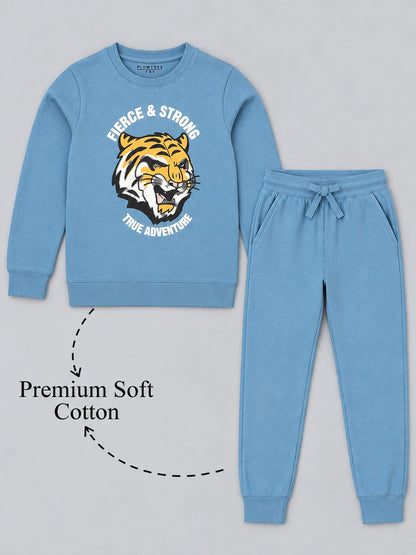 Boys Premium Soft Cotton full sleeve T-shirt and jogger pant Clothing Set