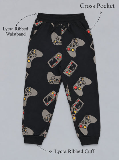 Boys Premium Soft Cotton full sleeve T-shirt and jogger pant Clothing Set