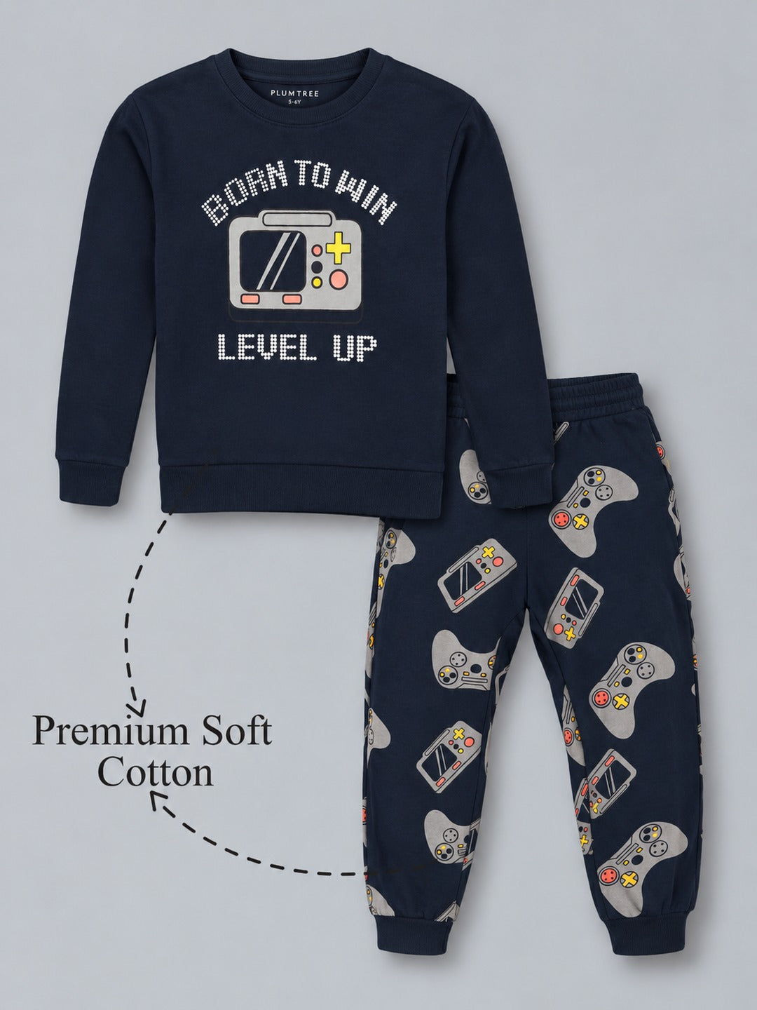 Boys Premium Soft Cotton full sleeve T-shirt and jogger pant Clothing Set