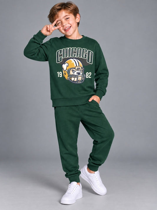 Boys Premium Soft Cotton full sleeve T-shirt and jogger pant Clothing Set