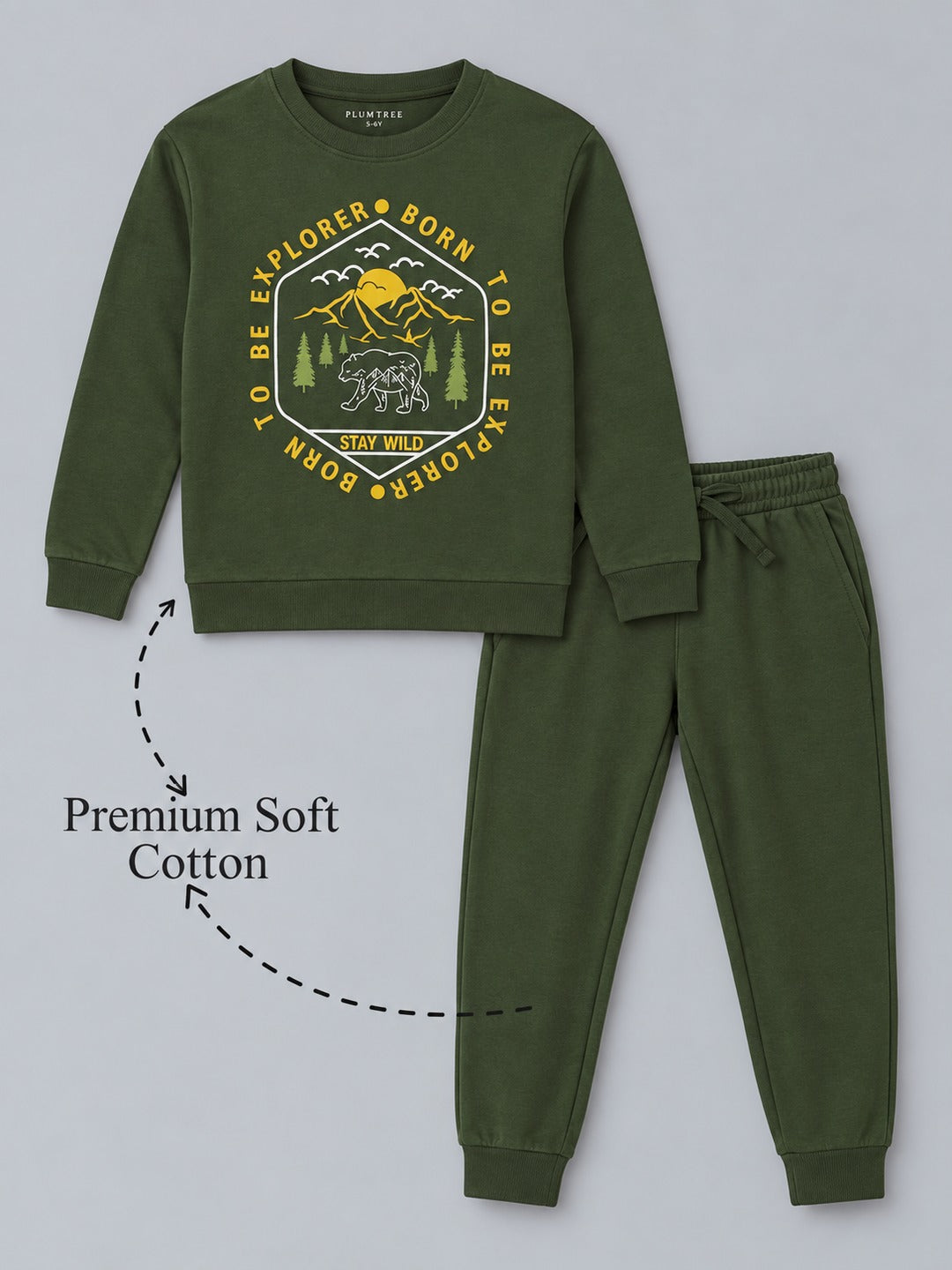 Boys Premium Soft Cotton full sleeve T-shirt and jogger pant Clothing Set
