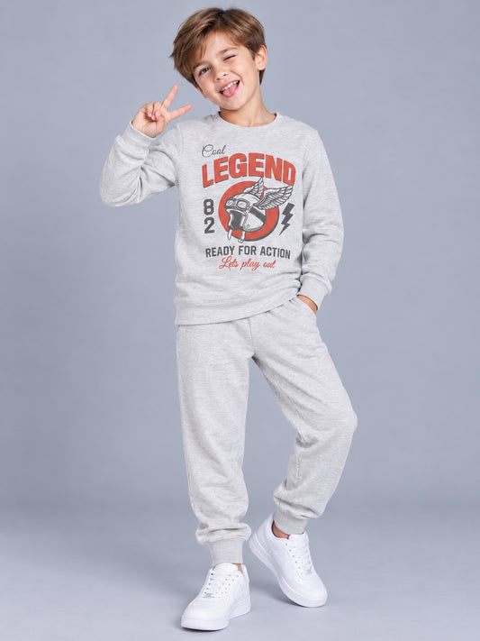 Boys Premium Soft Cotton full sleeve T-shirt and jogger pant Clothing Set