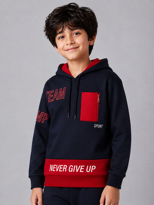 Boys Premium Soft cotton full sleeve Hooded Sweatshirt