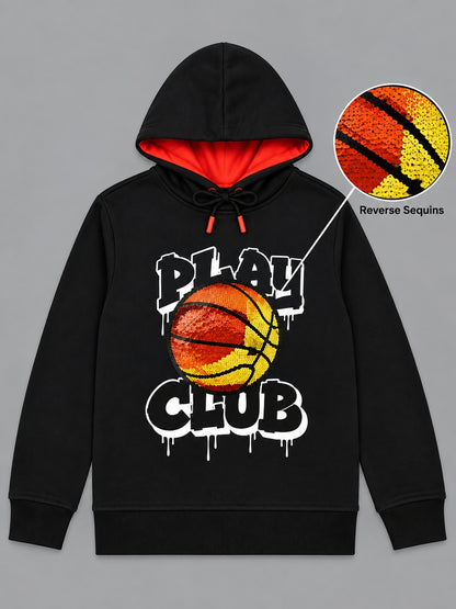 Boys Premium Soft Cotton Full Sleeve Printed Hooded Sweatshirt