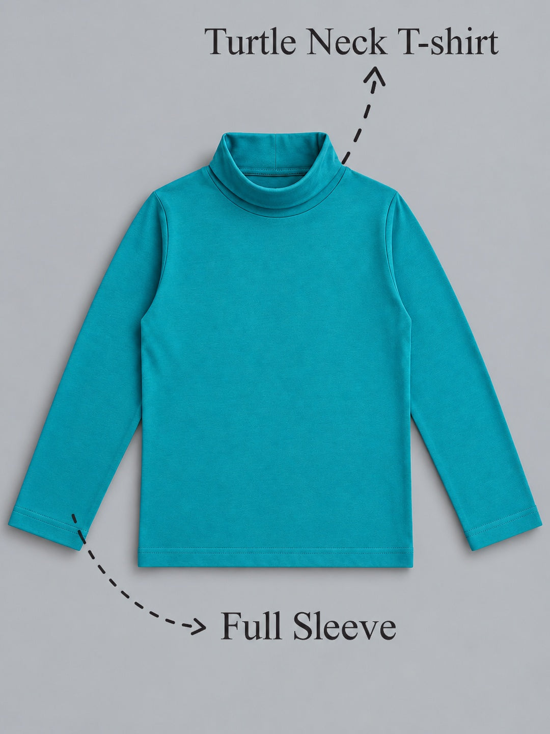 Boys Premium Soft cotton full sleeve high neck T-shirts pack of 2 set