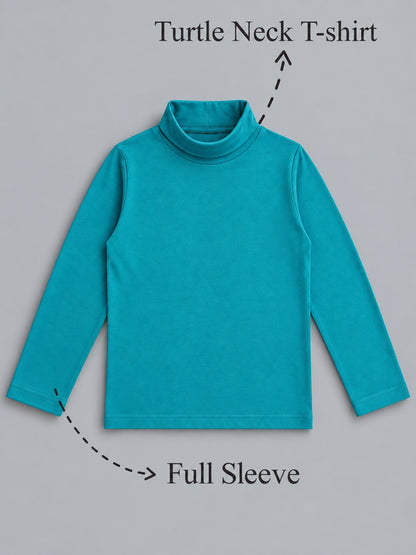 Boys Premium Soft cotton full sleeve high neck T-shirts pack of 2 set