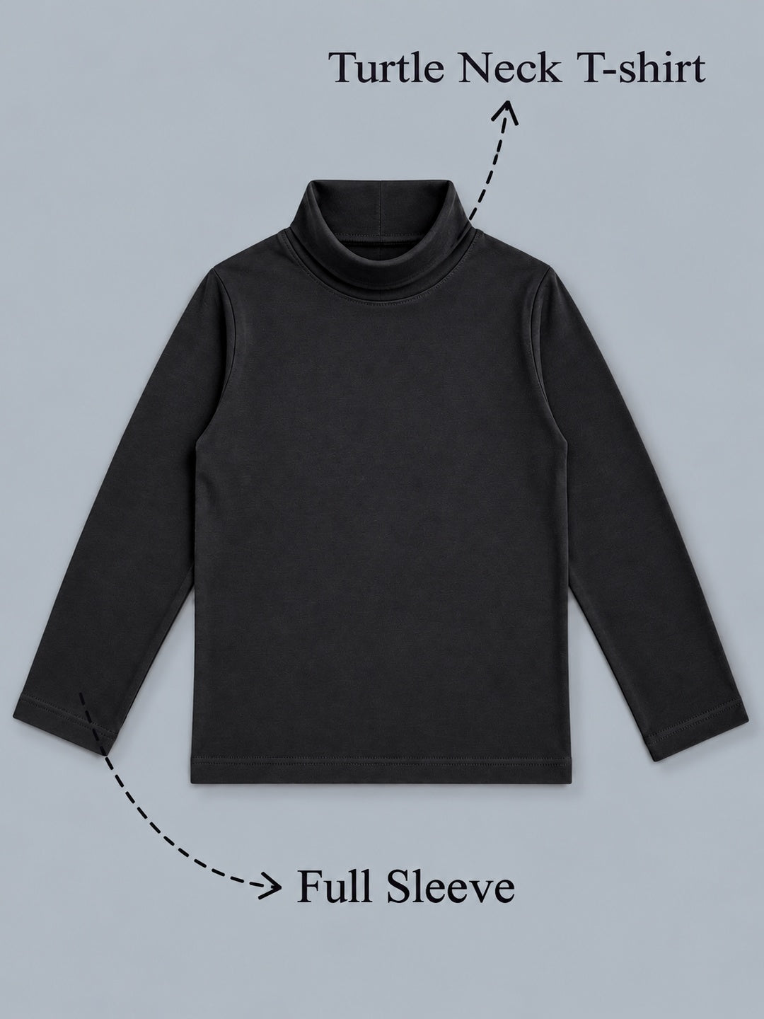 Boys Premium Soft cotton full sleeve high neck T-shirts pack of 2 set