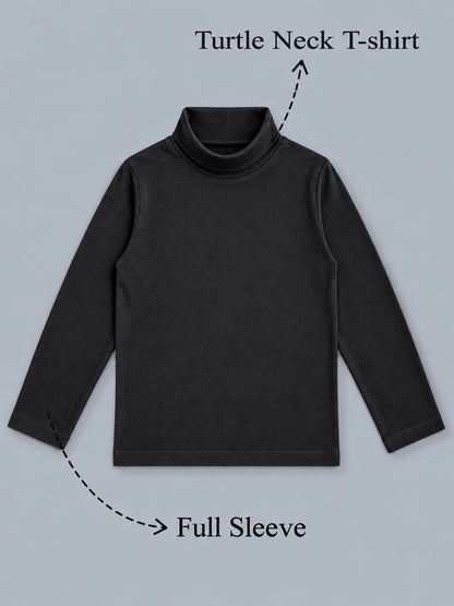 Boys Premium Soft cotton full sleeve high neck T-shirts pack of 2 set