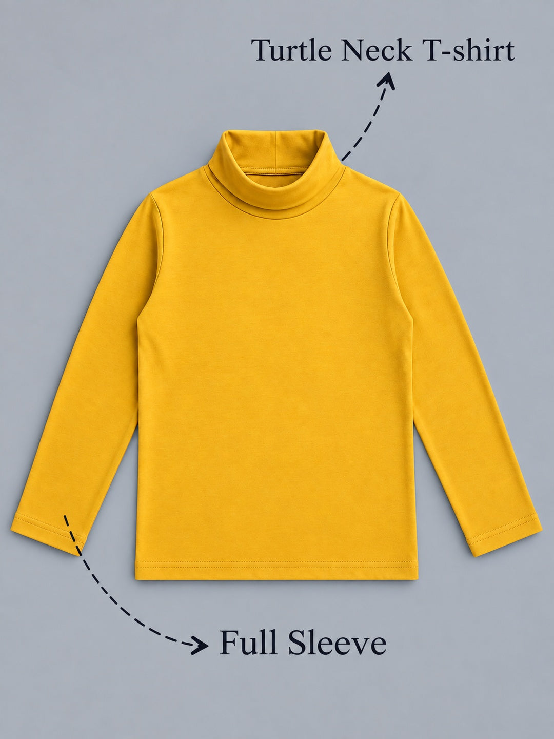 Boys Premium Soft cotton full sleeve high neck T-shirts pack of 2 set